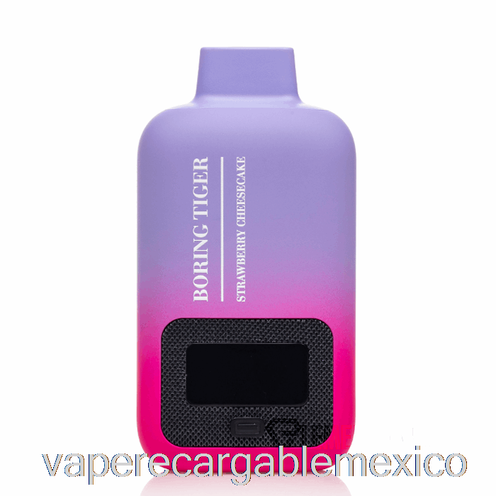 Vape Recargable Luffbar Aburrido Tigre 25000 Tarta De Queso De Fresa Desechable